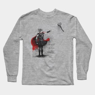 Girl with Hammer Long Sleeve T-Shirt